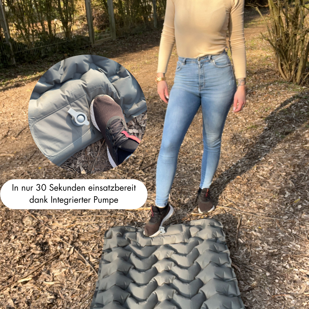 Amdaros Isomatte mit integrierter Pumpe